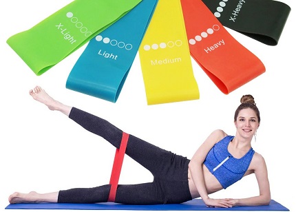 Durable Exercise Bands Resistance Band, Muscles Quad Resistance